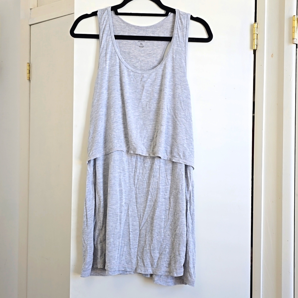 Seraphine Nursing Tank Top in Grey XL